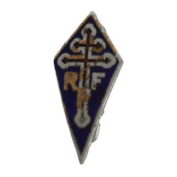 Badge, Enamel, RPF, Rassemblement du peuple français, 1947-1955