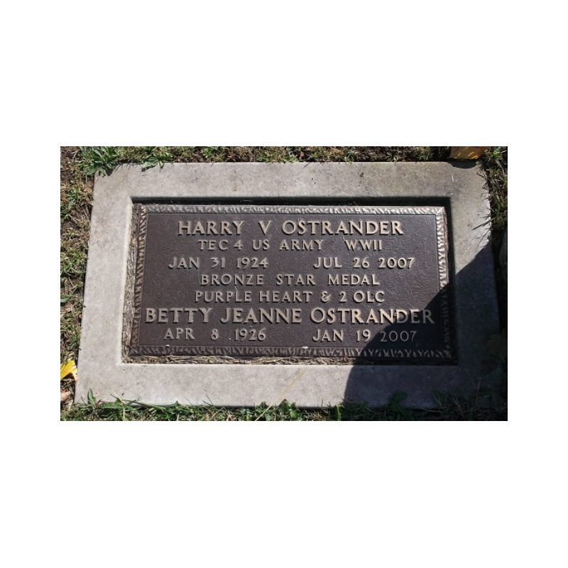 Grouping, T/4 Harry Ostrander, Co. F, 506th PIR, 101st Airborne Division, WIA, Normandie, 13 juin 1944