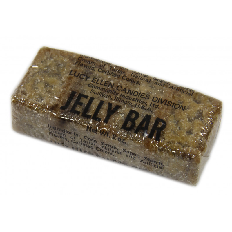 Bar, Jelly, LUCY ELLEN CANDIES DIVISIONS, Ration, Type K, Untouched