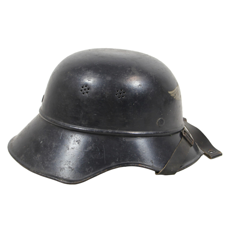 Helmet, M38, 'Gladiator', Luftschutz, Complete, Named