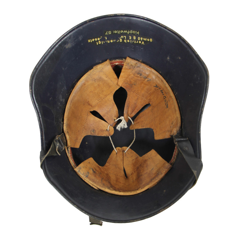 Helmet, M38, 'Gladiator', Luftschutz, Complete, Named