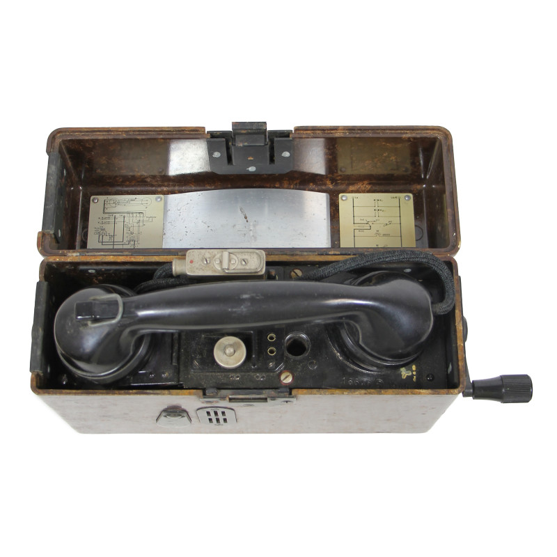 Telephone, Field, German, Feldfernsprecher 33, 1940