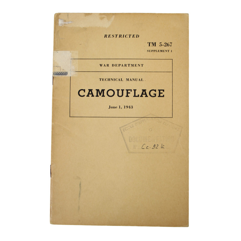 Manual, Technical, TM 5-267, Camouflage, Supplement 1, 1943