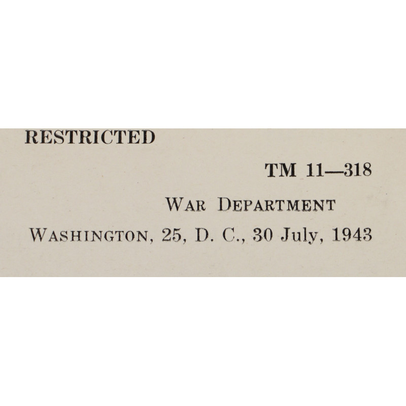 Manual, Technical, TM 11-318, Alignment Equipment ME-73, 1943