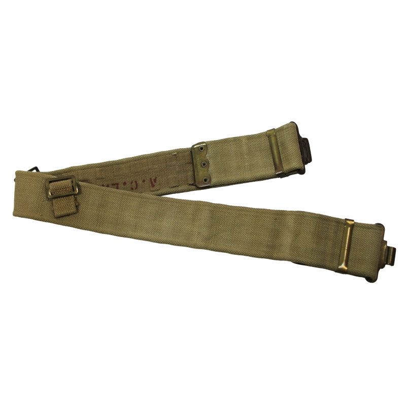 Belt, Web, 1937 Pattern, British, M.W. & S. Ltd. 1943 /I\, Named