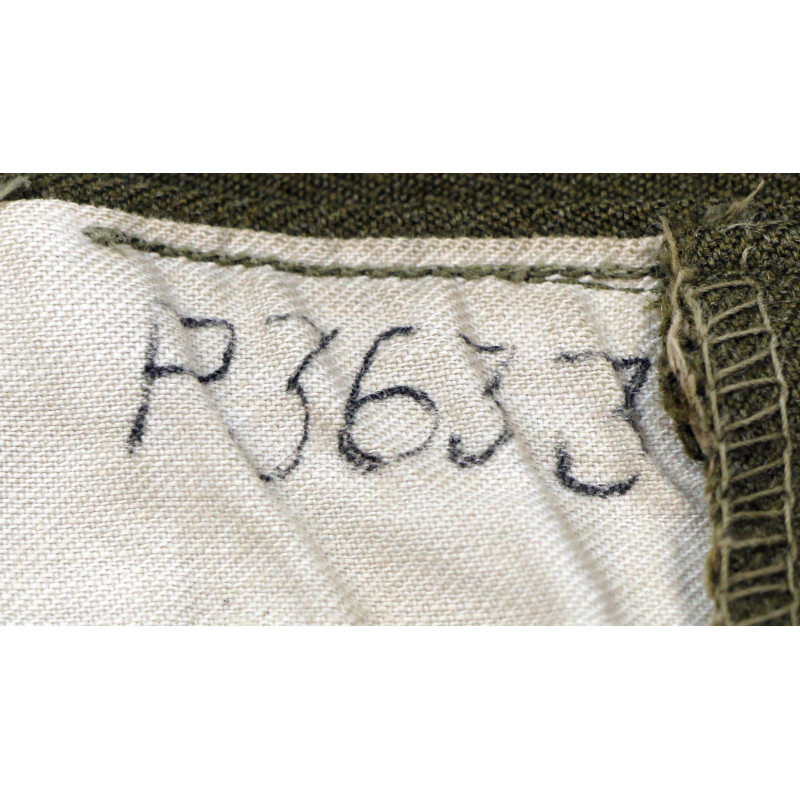 Trousers, Wool Serge, OD, 32 x 33, Named