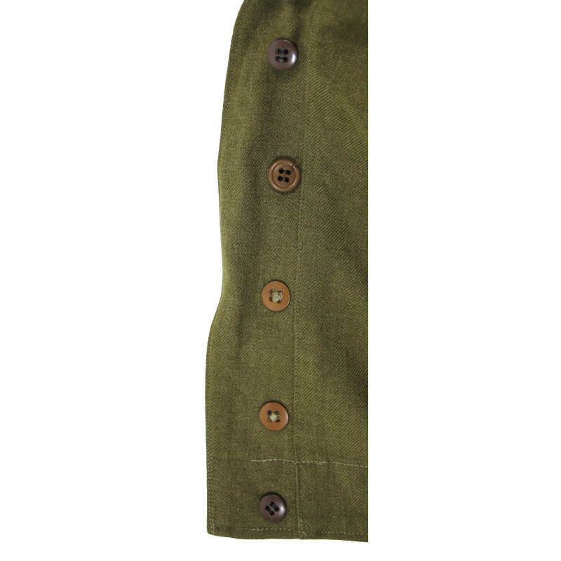 Trousers, Wool Serge, OD, 32 x 33, Named