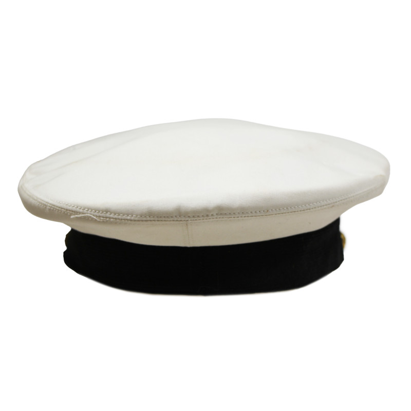 Casquette officier supérieur, US Navy, blanche, Wolf-Brown, Inc., taille 58