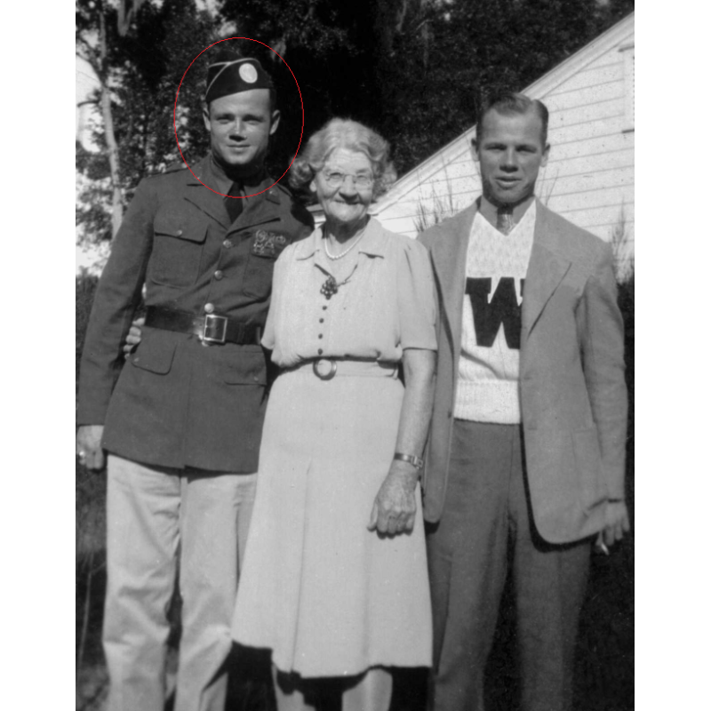 Dog Tag, Pvt. George Ballard, Co. D, 502nd PIR, 101st Airborne Division, KIA, June 13, 1944