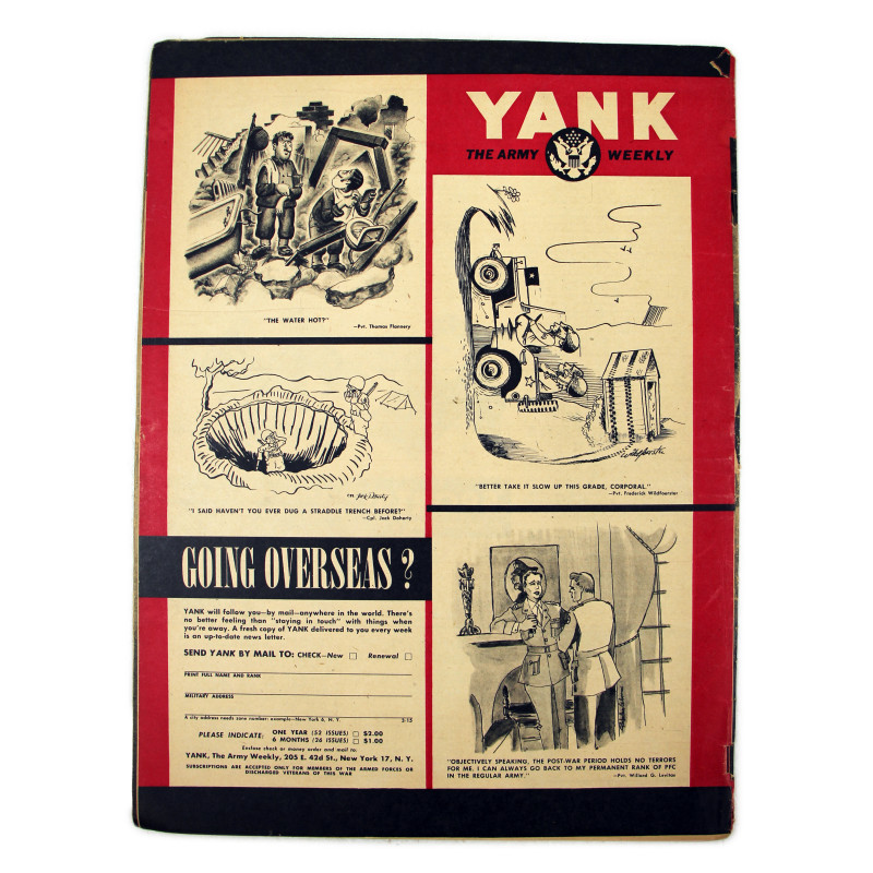 Magazine YANK, 29 septembre 1944