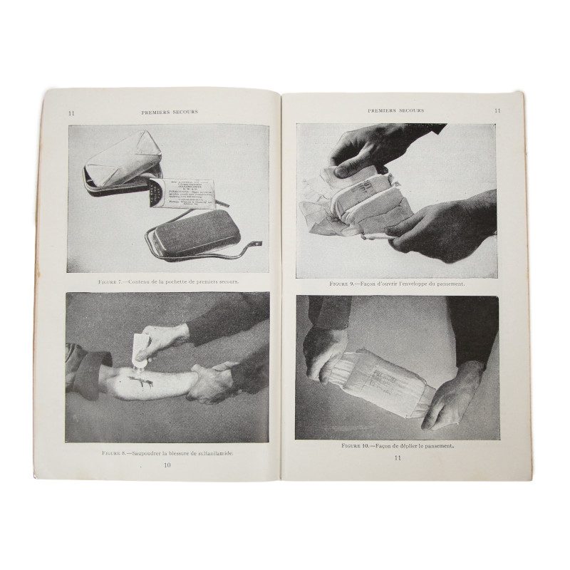 Manuel de campagne, FM 21-11 (French), Premiers secours, 1944