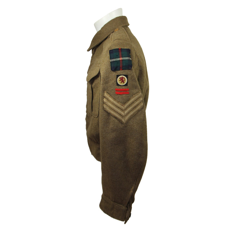 Blouse, Battledress, 1937 Pattern, Seaforth Highlanders, 15th (Scottish) Infantry Division, Normandy