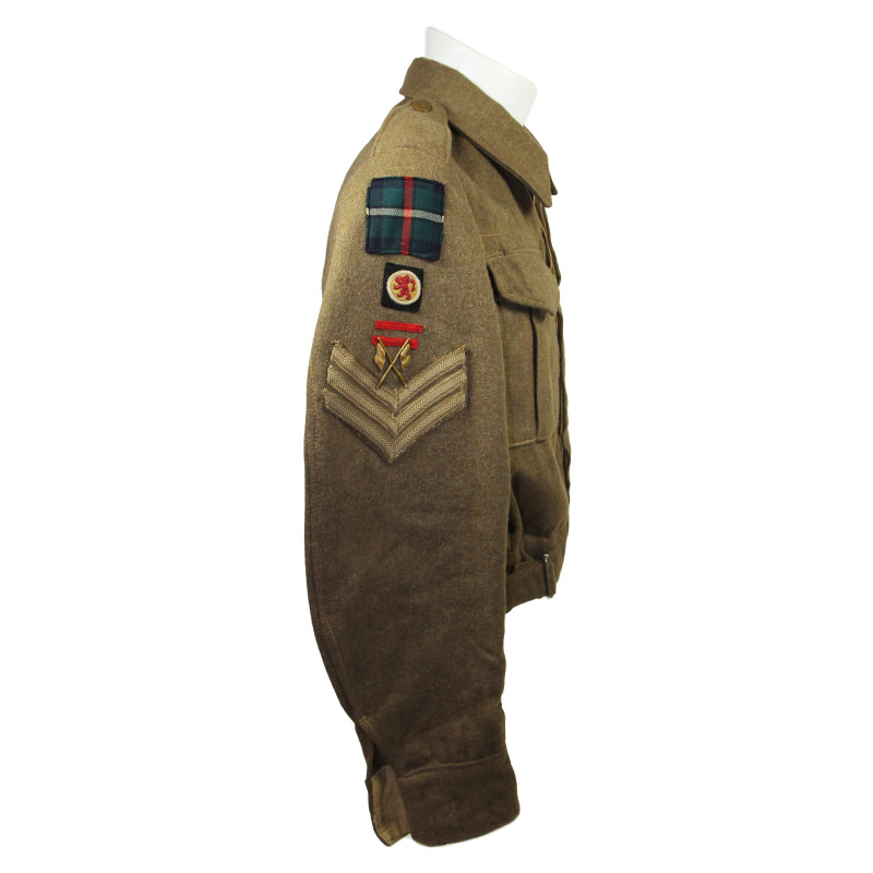 Blouse, Battledress, 1937 Pattern, Seaforth Highlanders, 15th (Scottish) Infantry Division, Normandy