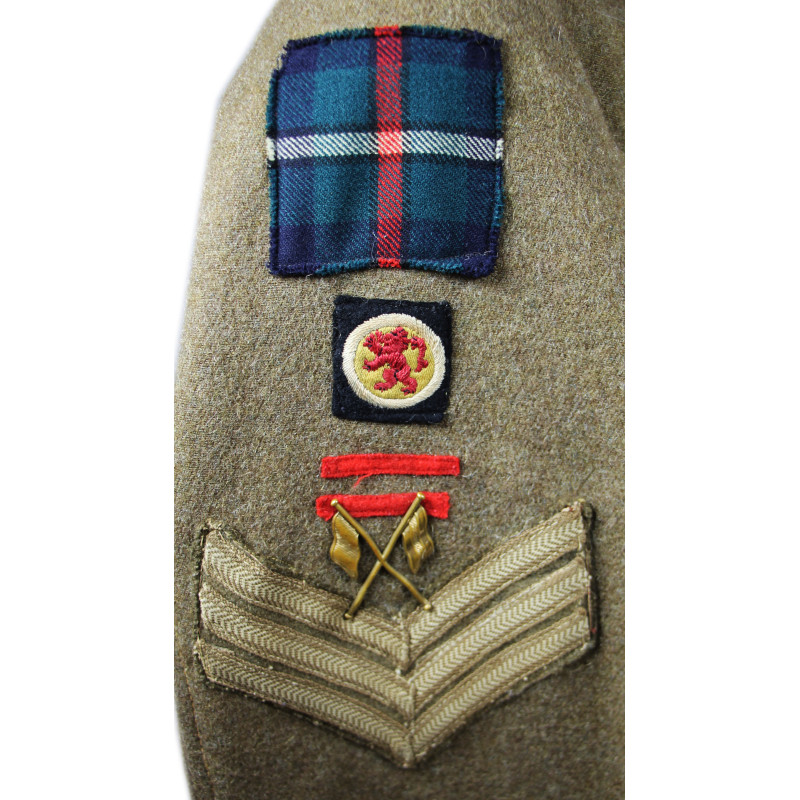 Battledress britannique, Pattern 1937, Seaforth Highlanders, 15th (Scottish) Infantry Division, Normandie