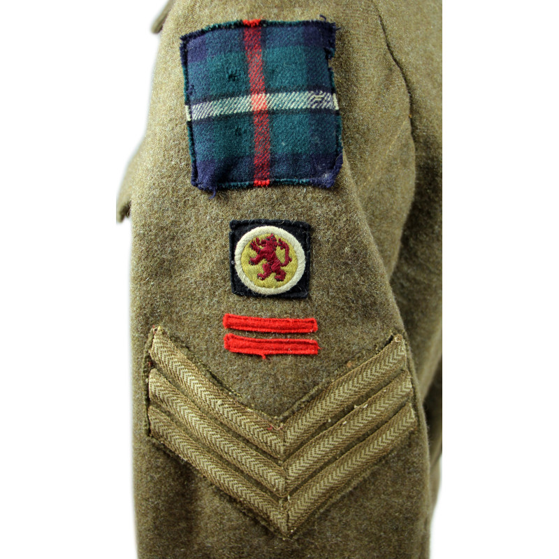 Blouse, Battledress, 1937 Pattern, Seaforth Highlanders, 15th (Scottish) Infantry Division, Normandy