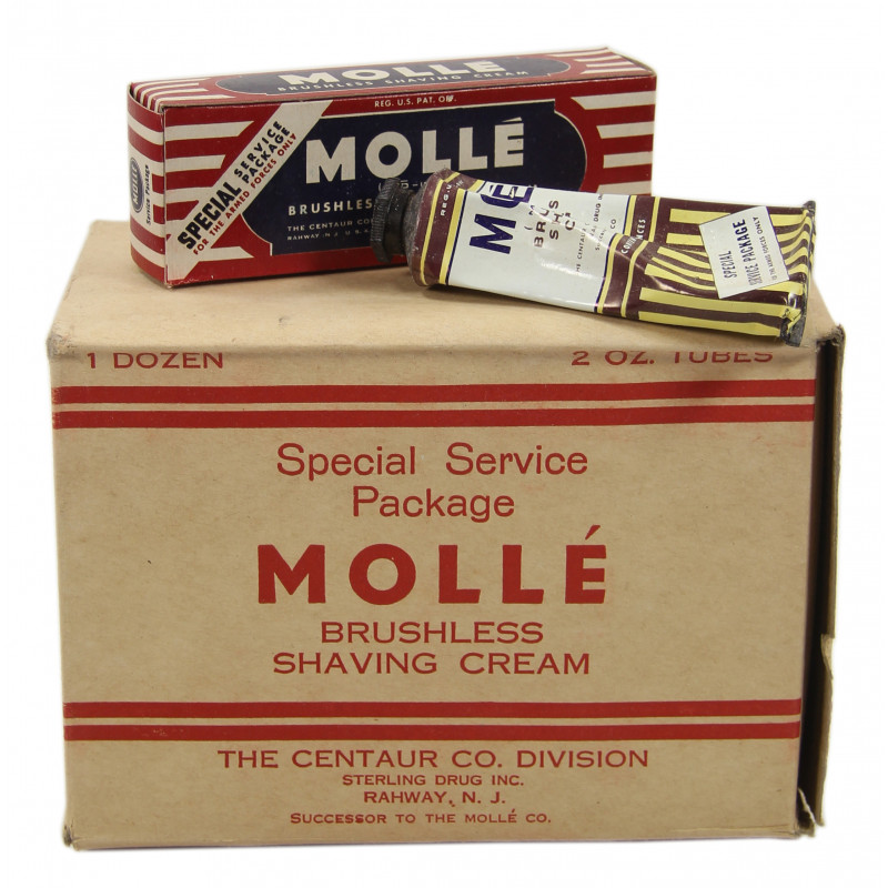Tube de mousse à raser, MOLLÉ, Special Service Package - For The Armed Forces Only, intact