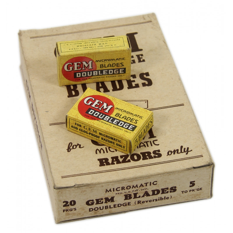 Paquet de lames de rasoir, GEM, Special "Service" Pack, intact