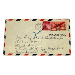 Lettre, Sgt. Ray Geddes, O'Reilly General Hospital, 501st PIR, 27 juillet 1944