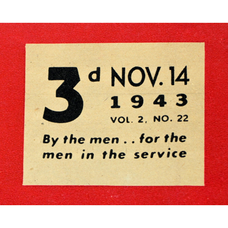 Magazine YANK, British Edition, 14 novembre 1943, "Over The Ridge Lies The Rest of Italy"
