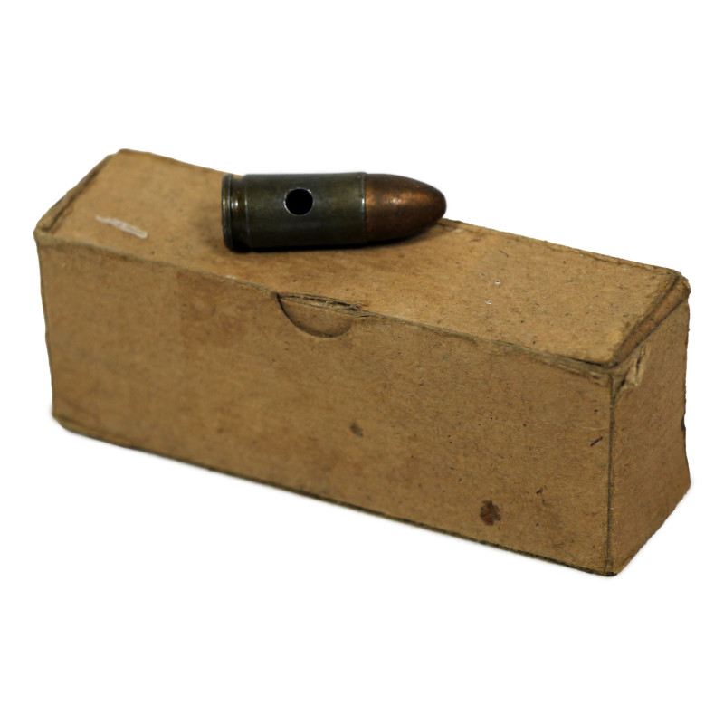 Boîte de cartouches allemandes, 9 mm, Normandie, 1941-1944