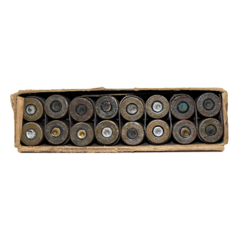 Boîte de cartouches allemandes, 9 mm, Normandie, 1941-1944