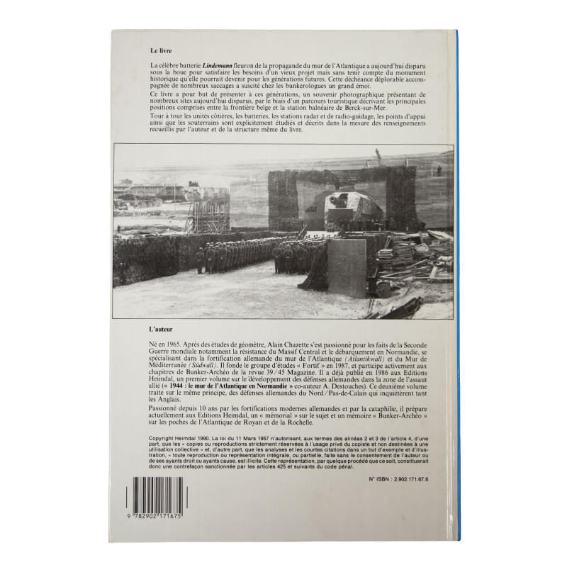 Livre, 1940-1944 : les batteries allemandes, de Dunkerque au Crotoy