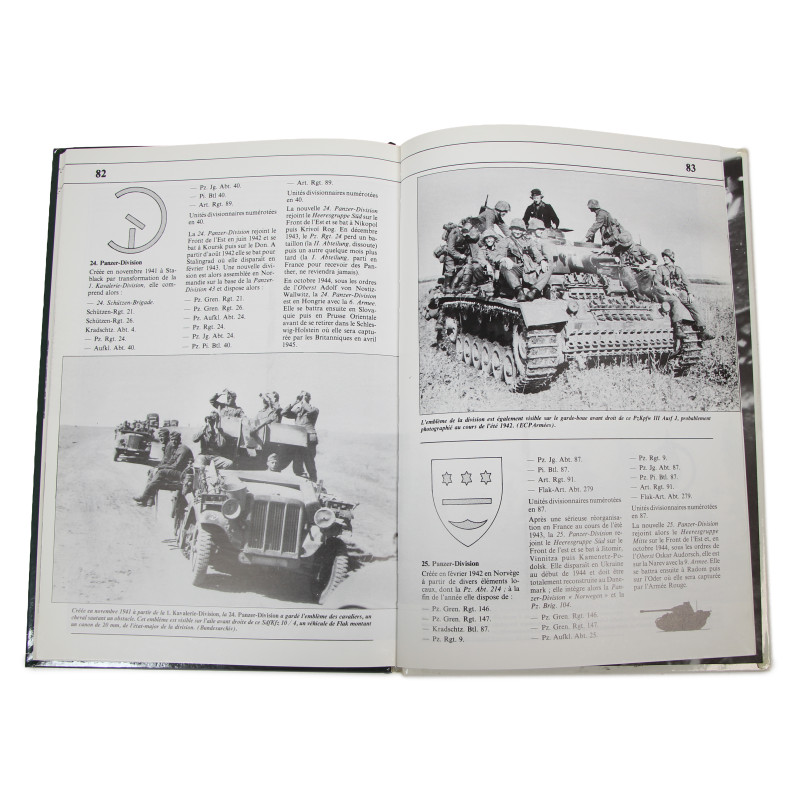 Livre, 1944 : les panzers - Les divisions de panzers du Heer