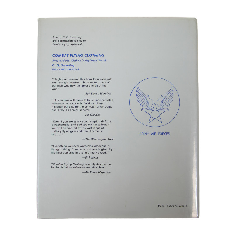 Book, Combat Flying Equipment: U.S. Army Aviators' Personal Equipment, 1917-1945