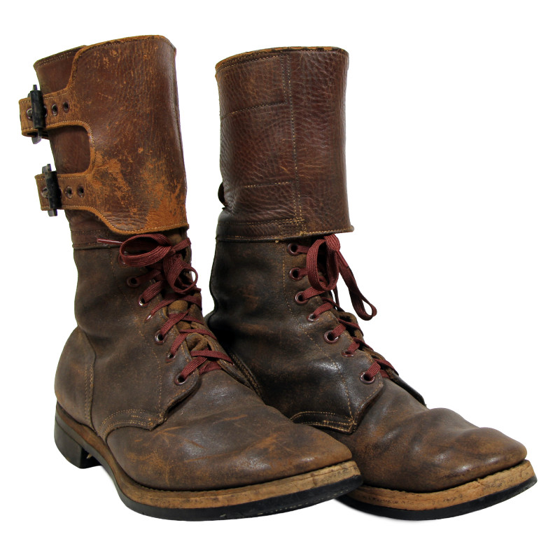 Brodequins à jambières (buckle boots), pointure 8 ½ D