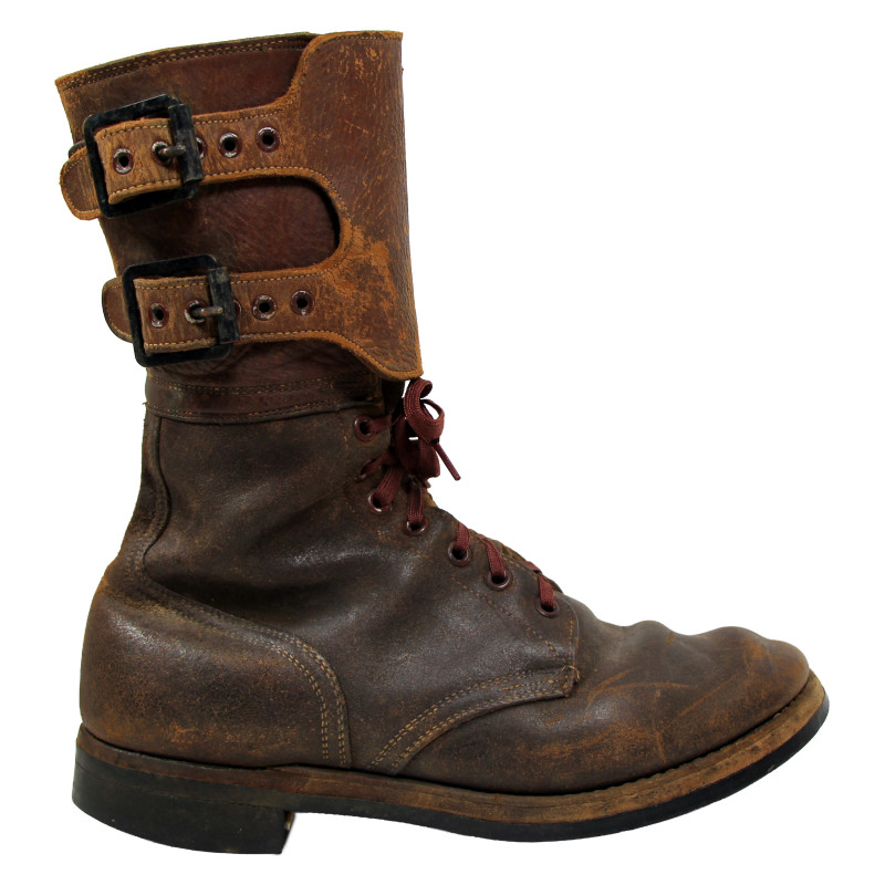 Brodequins à jambières (buckle boots), pointure 8 ½ D