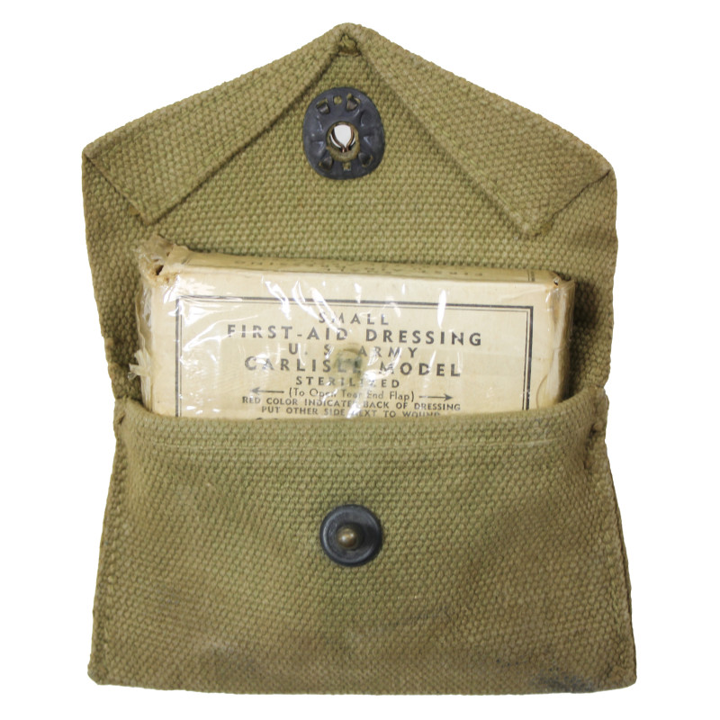 Pouch, First-Aid, M-1942, with First-Aid Dressing