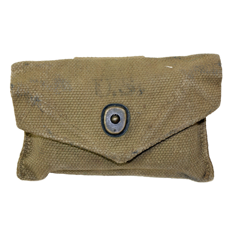 Pouch, First-Aid, M-1942, with First-Aid Dressing