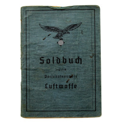 Soldbuch, Ob. Gefr. Johann Köhler, Fallschirmjäger-Flak-Abteilung 2, 2. Fallschirmjäger-Division