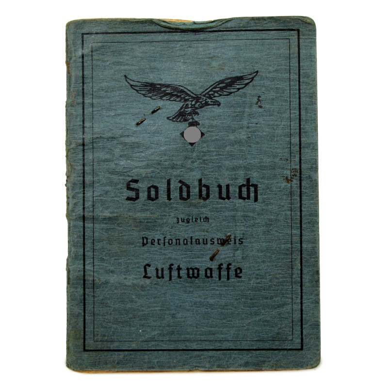 Soldbuch, Ob. Gefr. Johann Köhler, Fallschirmjäger-Flak-Abteilung 2, 2. Fallschirmjäger-Division