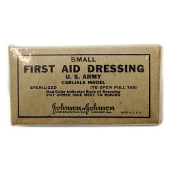 First-Aid Dressing, Small, US Army, Carlisle, Johnson & Johnson, Untouched