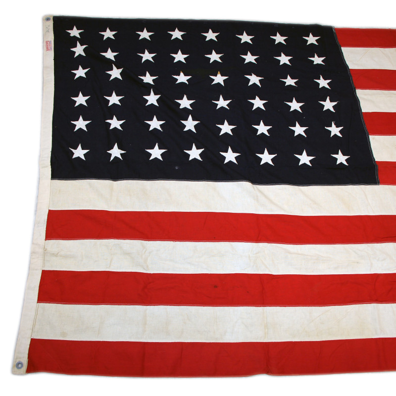 Drapeau US, 48 étoiles brodées, DEFIANCE, 133 x 274 cm