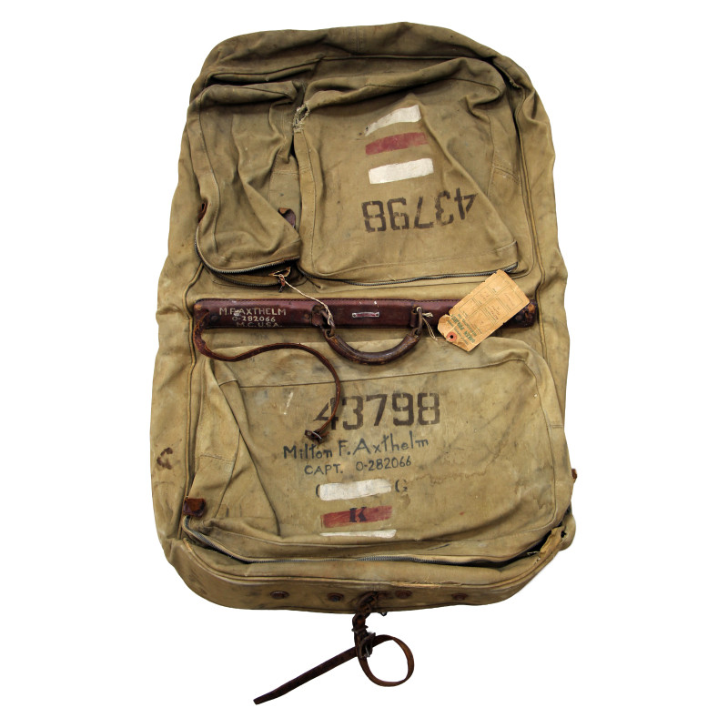 Valise Type B-4, Cpt. Milton Axthelm, 41st Evacuation Hospital, Le Molay-Littry, Normandie