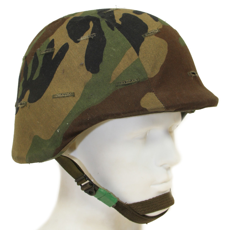 Casque de combat, PASGT, camouflage Woodland, US Army, 1983
