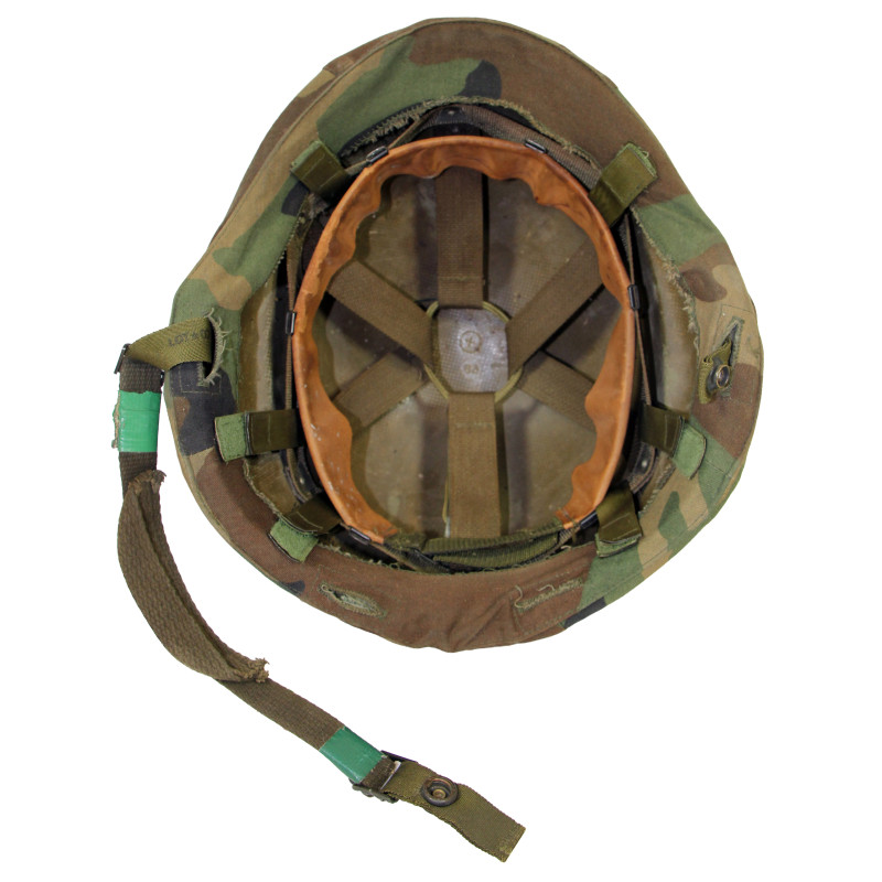 Casque de combat, PASGT, camouflage Woodland, US Army, 1983