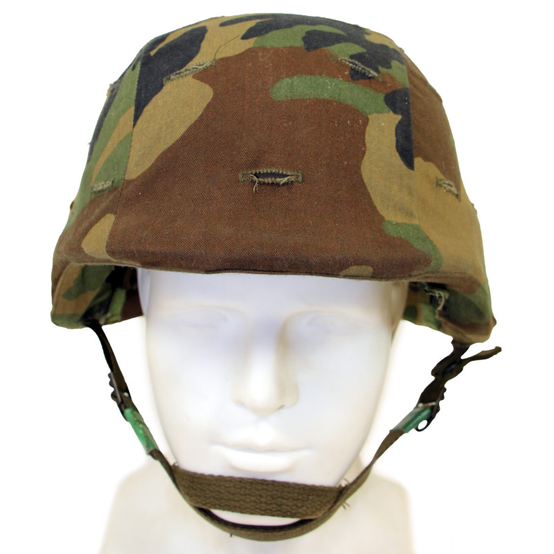 Casque de combat, PASGT, camouflage Woodland, US Army, 1983