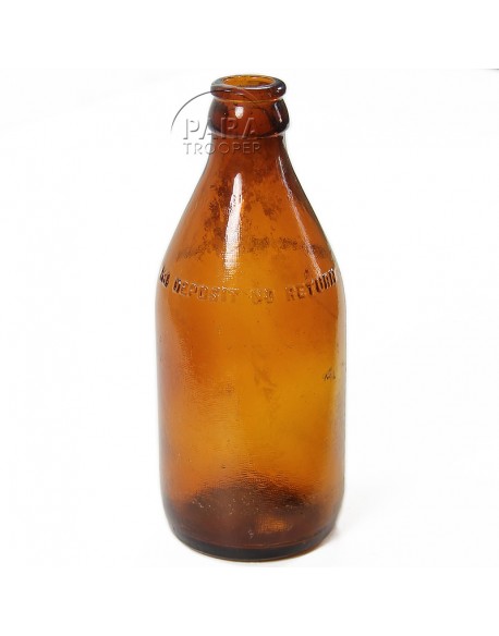 Bouteille de bière US, ambre