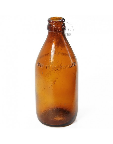 Bouteille de bière US, ambre