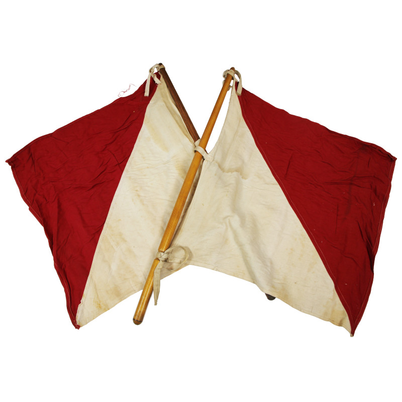 Flag Kit, drapeaux de signalisation, US Army Signal Corps