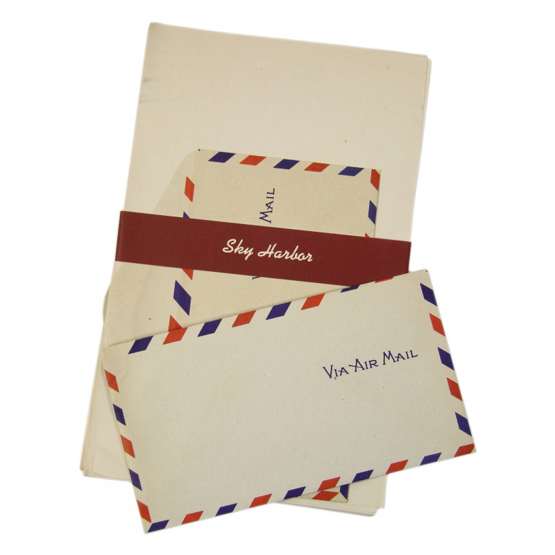 Air Mail Stationery, Sheets & Envelopes, SKY HARBOR
