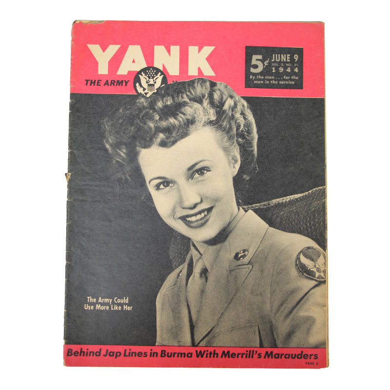 Magazine, YANK, June 9, 1944, 'The Army Could Use More Like Her'