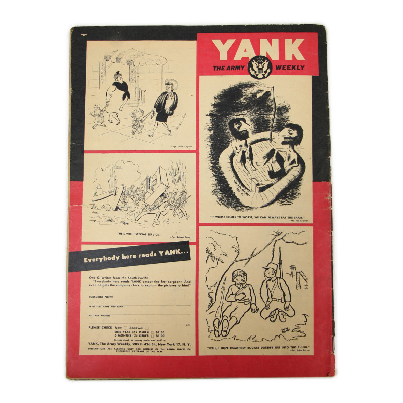 Magazine, YANK, June 9, 1944, 'The Army Could Use More Like Her'
