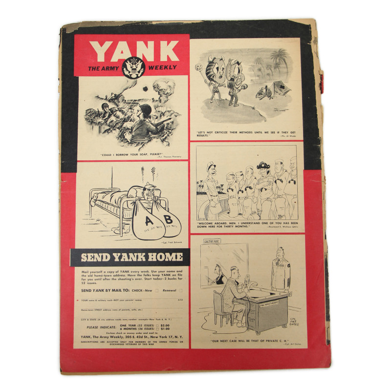 Magazine YANK, 15 septembre 1944, "Flight Nurse"
