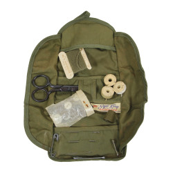 Trousse de couture, Style King, US Army, avec accessoires