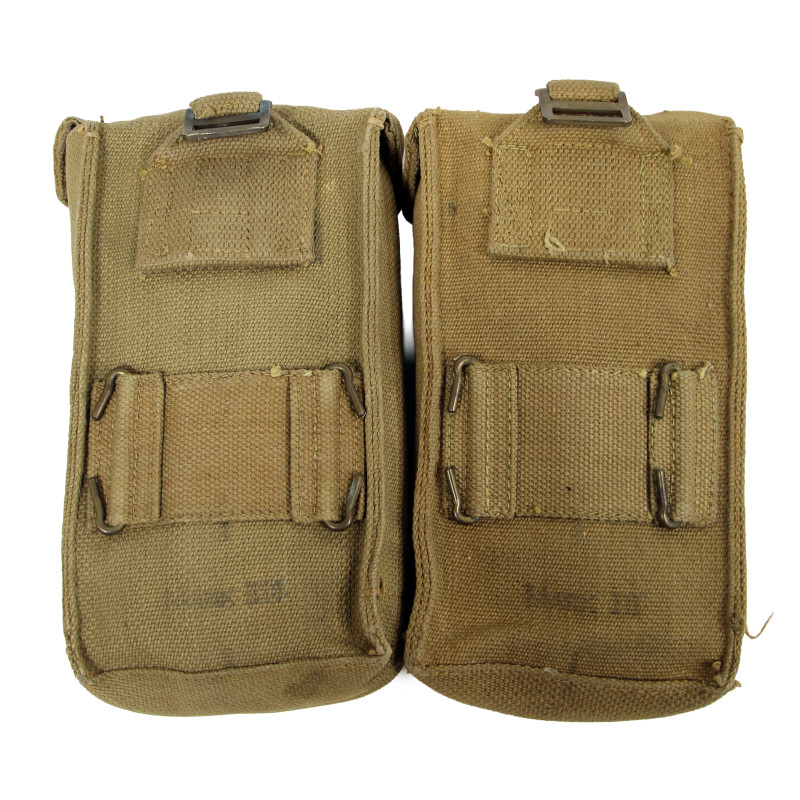 Paire de cartouchières britanniques, Pouches, Mk III, M.W. & S. Ltd. 1943 /I\