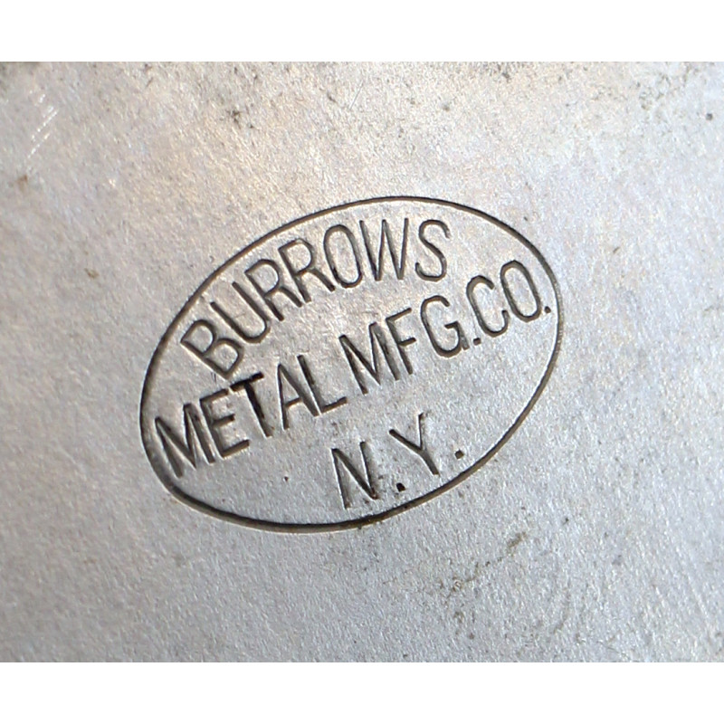 Bac de stérilisation, BURROWS METAL MFG. CO.